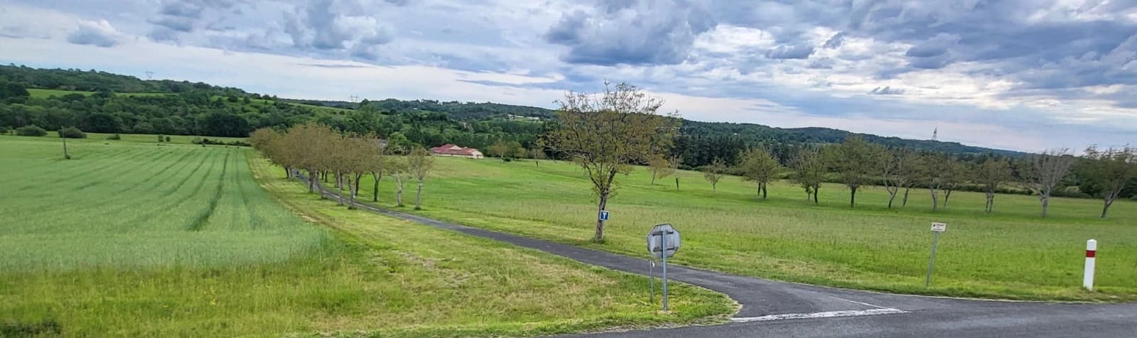Les parcelles aujourd'hui — cultures biologiques